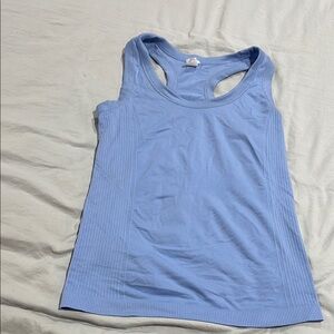 Blue Sleeveless Women's Top